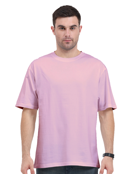 Plain Light-pink Oversize Tshirt - Creation Cartel
