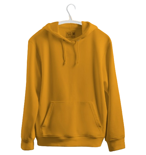 Plain mustard yellow hoodie