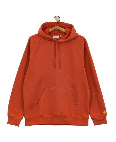 Plain coral hoodie