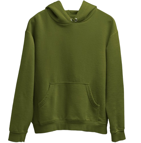 Plain Olive green hoodie