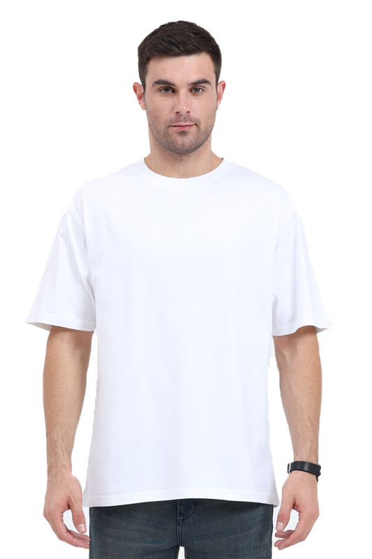 Plain White Oversize Tshirt - Creation Cartel