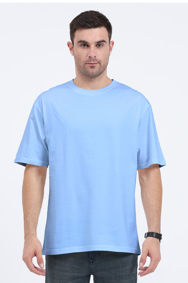 Plain Blue Classic Oversize Tshirt - Creation Cartel